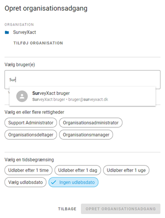 organisationsadgange